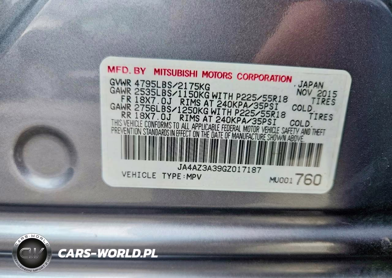 2016 Mitsubishi Outlander Se VIN:JA4AZ3A39GZ017187 - 13