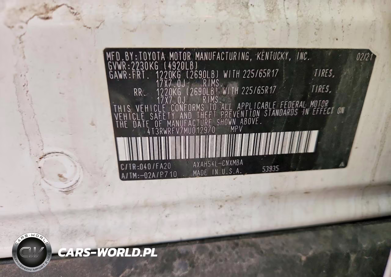 2021 Toyota Rav4 Hybrid Xle VIN:4T3RWRFV7MU012970 - 13