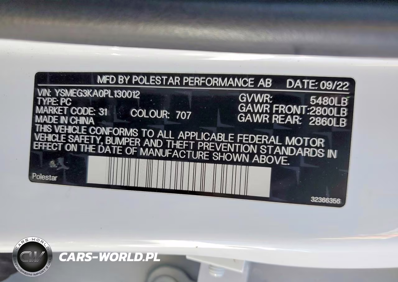 2023 Polestar 2 VIN:YSMEG3KA0PL130012 - 12