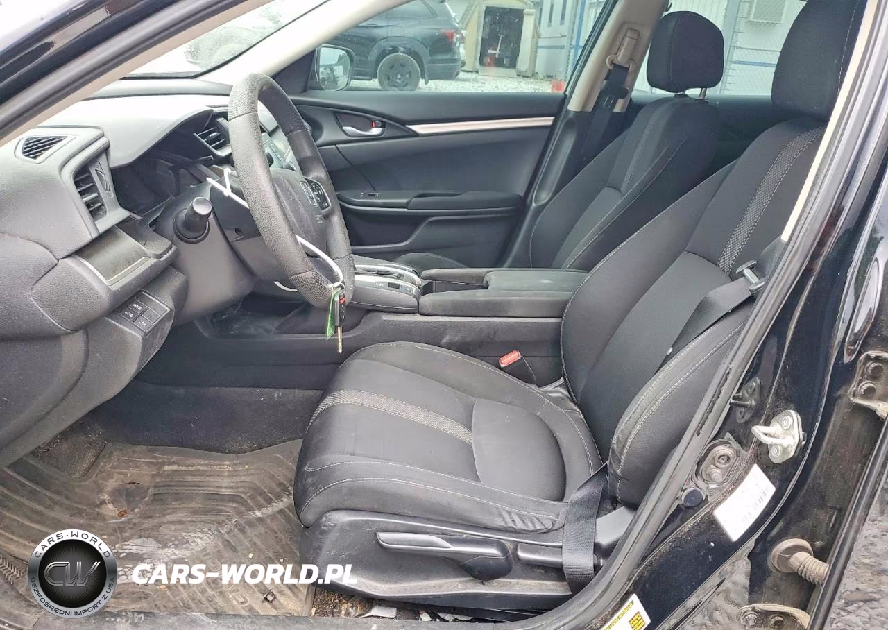2020 Honda Civic Lx VIN:19XFC2F69LE015939 - 7