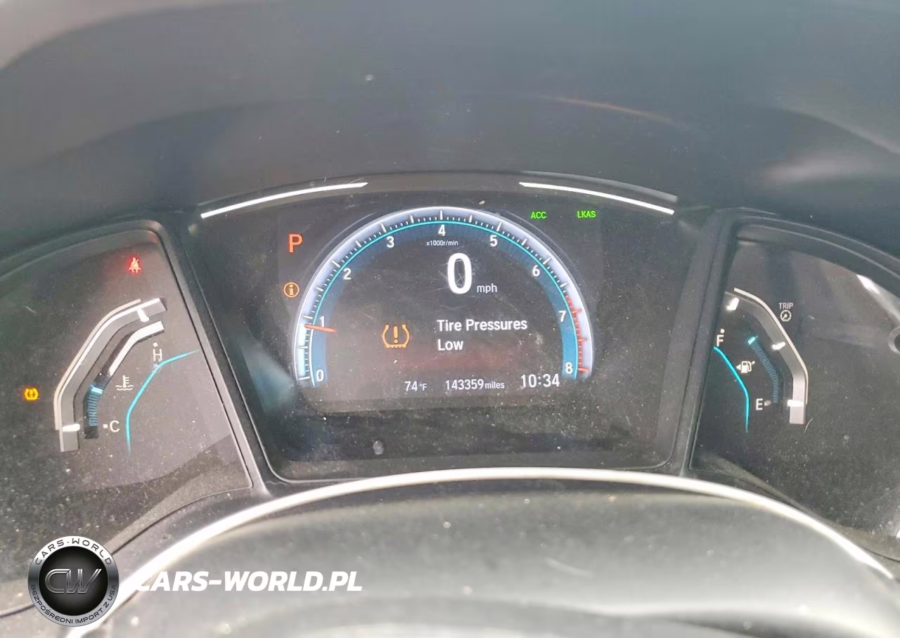 2020 Honda Civic Lx VIN:19XFC2F69LE015939 - 9