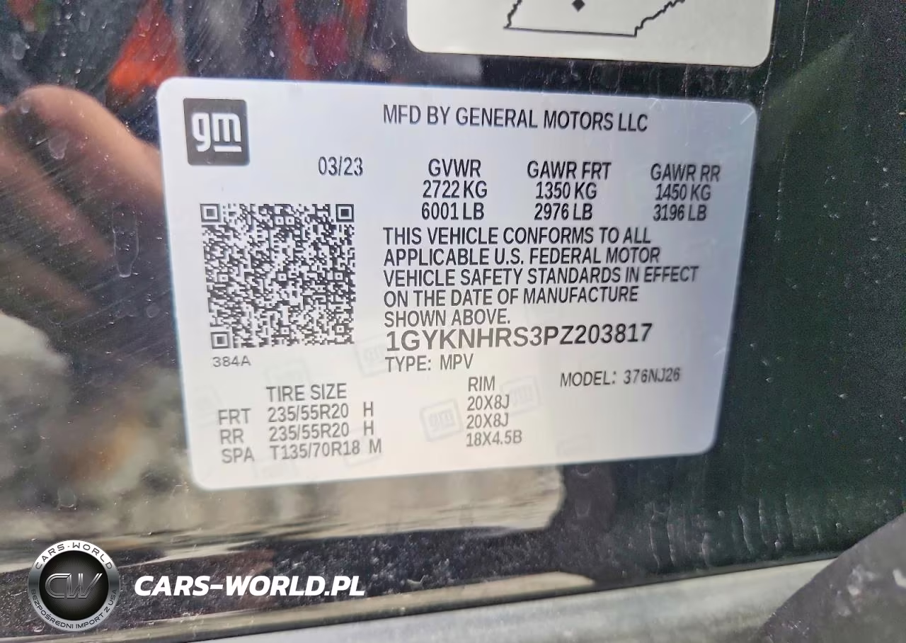 2023 Cadillac Xt5 Sport VIN:1GYKNHRS3PZ203817 - 12