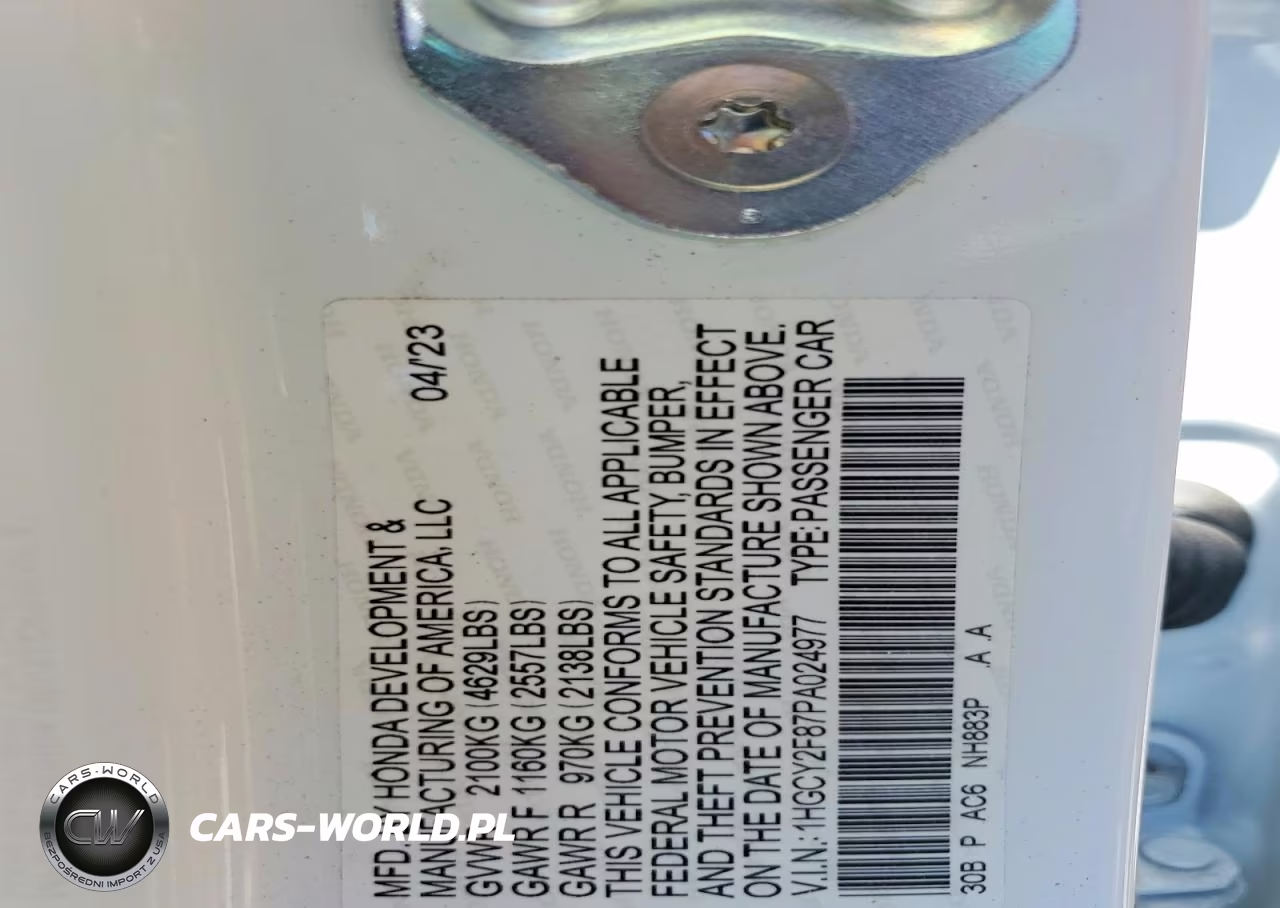 2023 Honda Accord Touring Hybrid VIN:1HGCY2F87PA024977 - 12