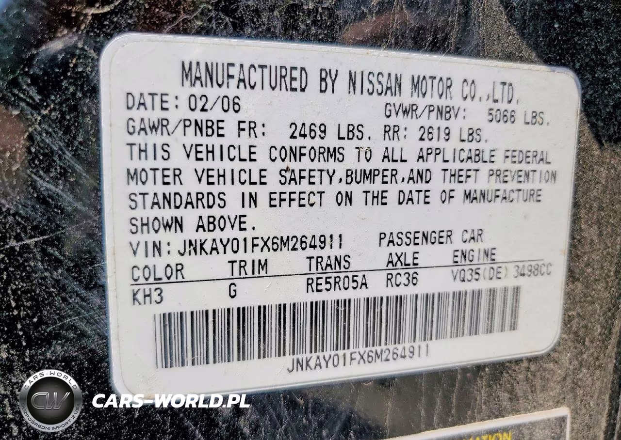 2006 Infiniti M35 Base VIN:JNKAY01FX6M264911 - 13