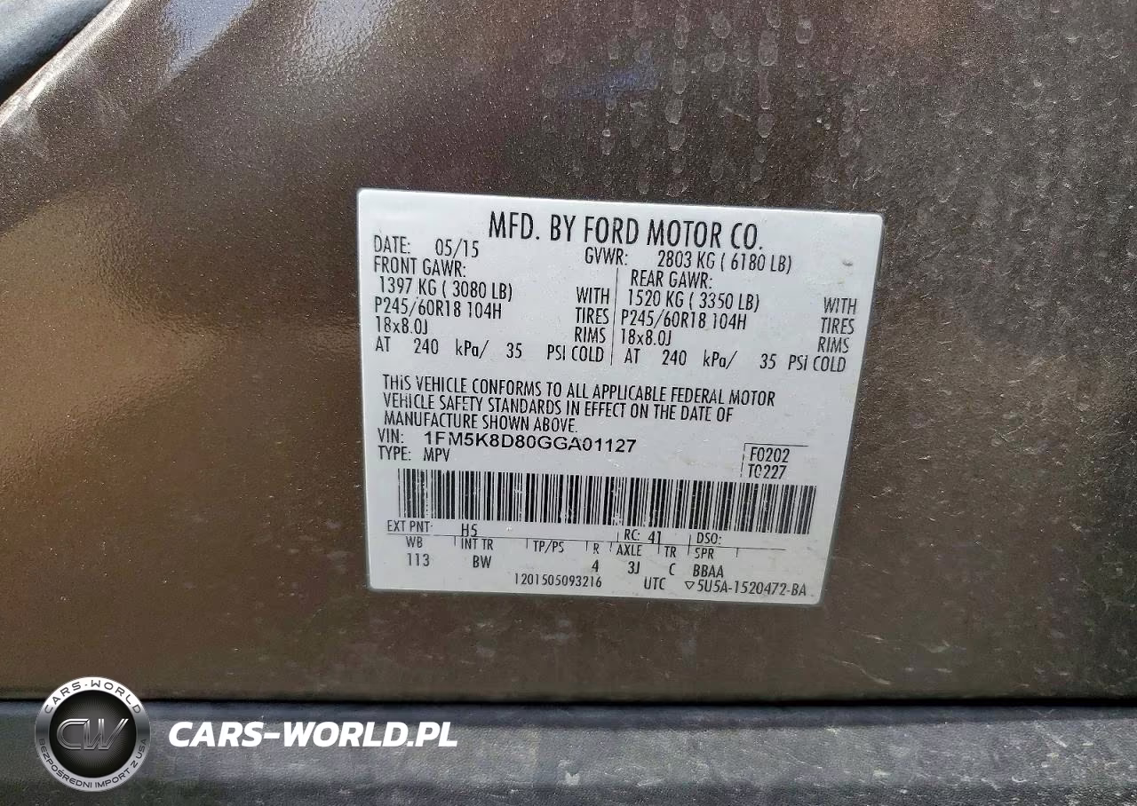 2016 Ford Explorer Xlt VIN:1FM5K8D80GGA01127 - 13