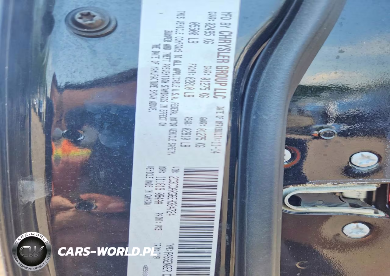 2014 Chrysler 300 VIN:2C3CCARG6EH384724 - 12