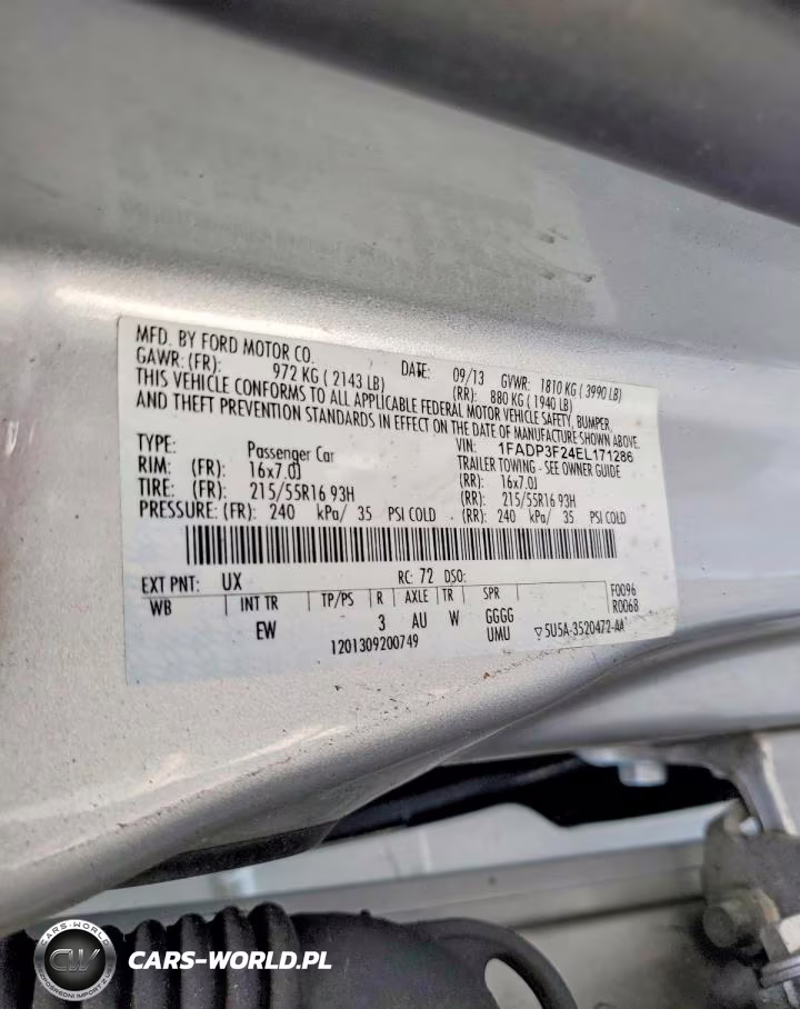 2014 Ford Focus Se VIN:1FADP3F24EL171286 - 12
