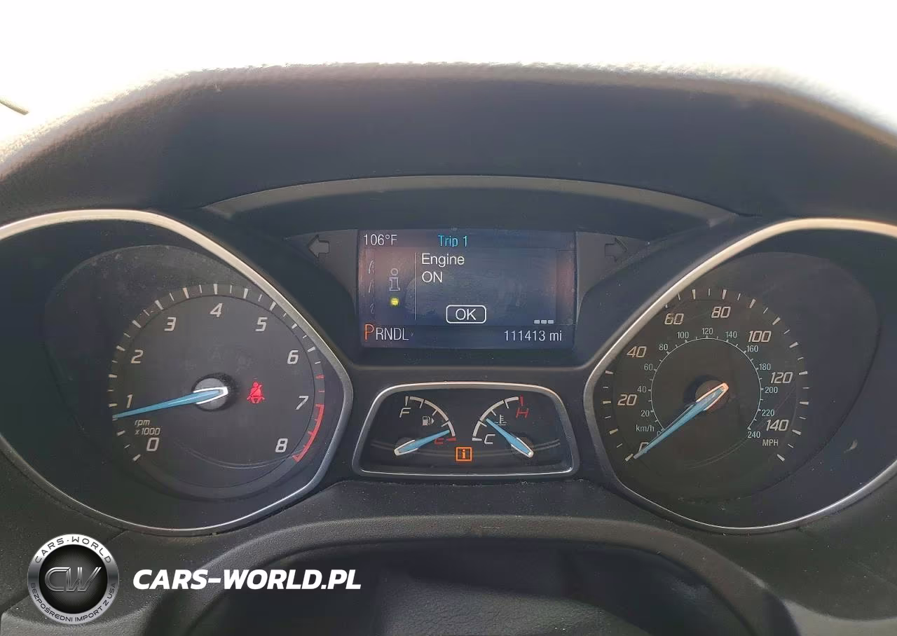 2014 Ford Focus Se VIN:1FADP3F24EL171286 - 9