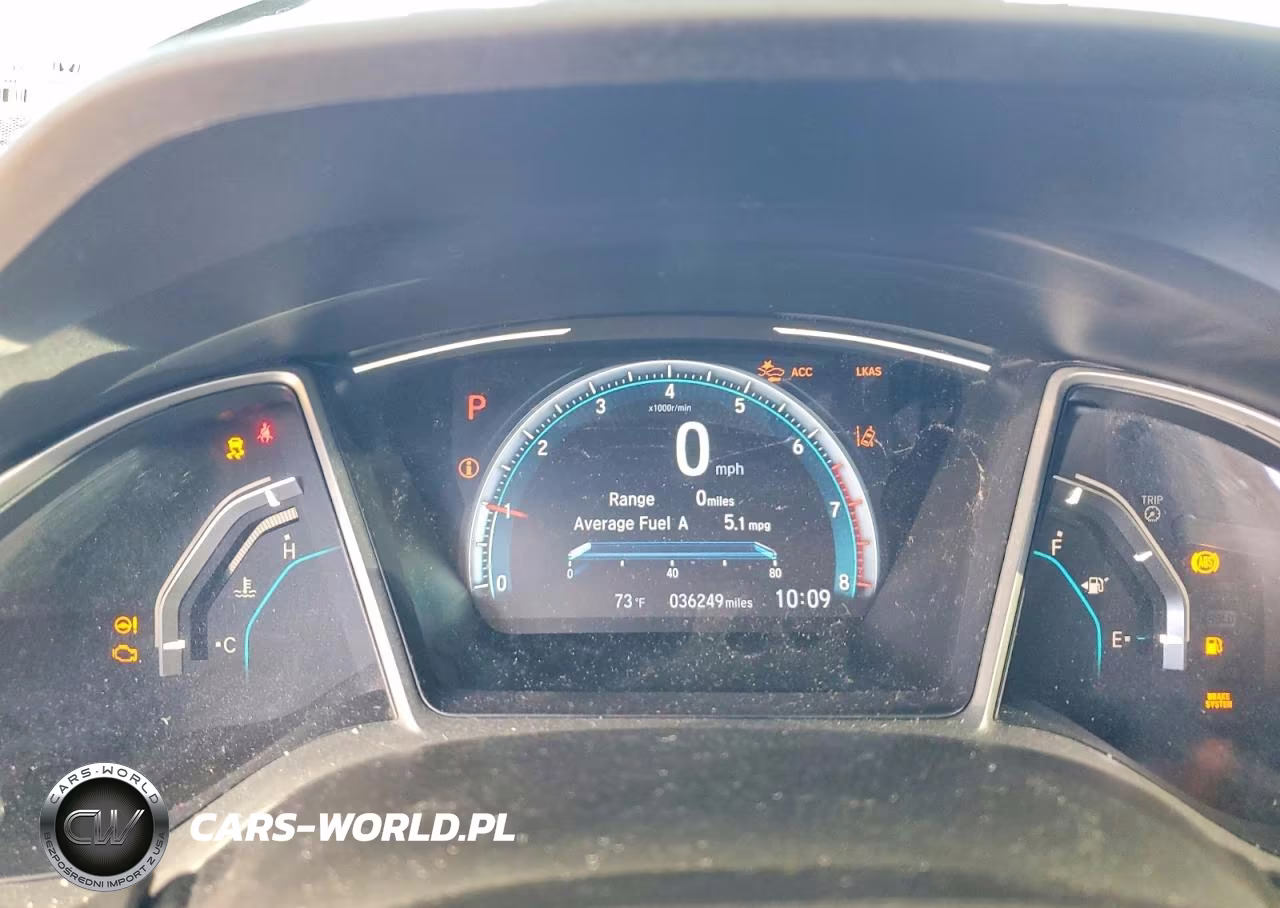 2020 Honda Civic Ex VIN:19XFC1F34LE211156 - 9