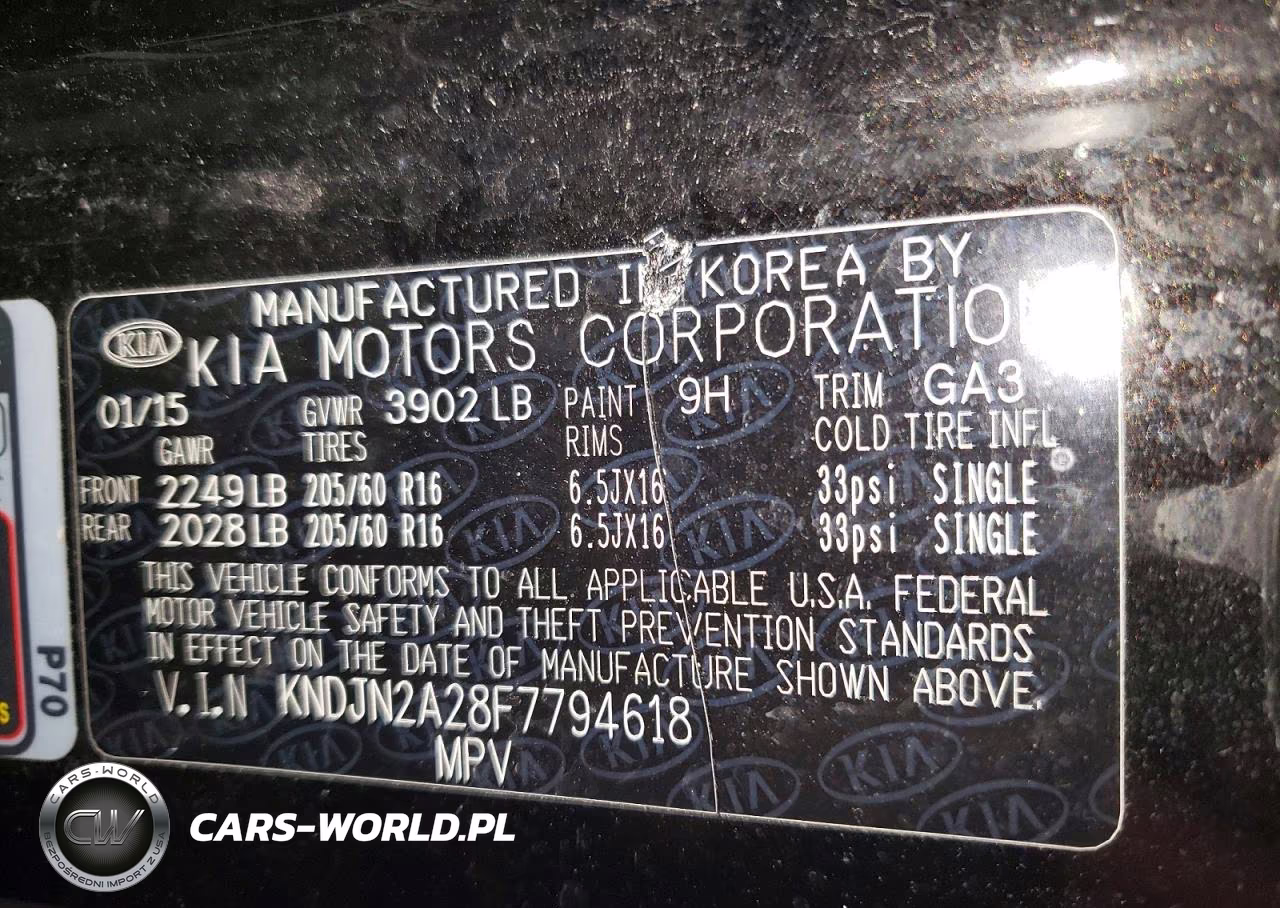 2015 Kia Soul Base VIN:KNDJN2A28F7794618 - 13