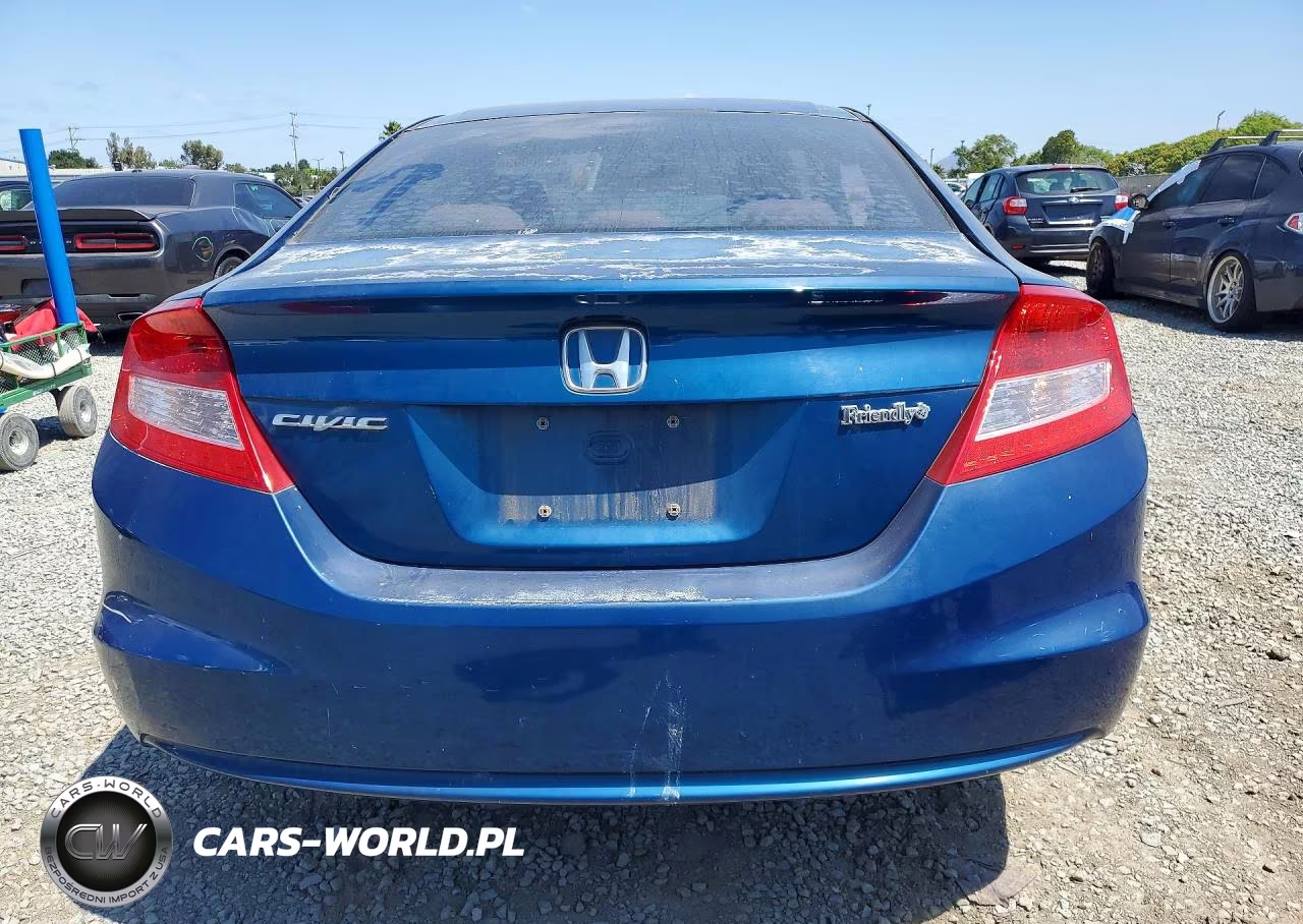 2012 Honda Civic Lx VIN:2HGFG3B58CH520139 - 6