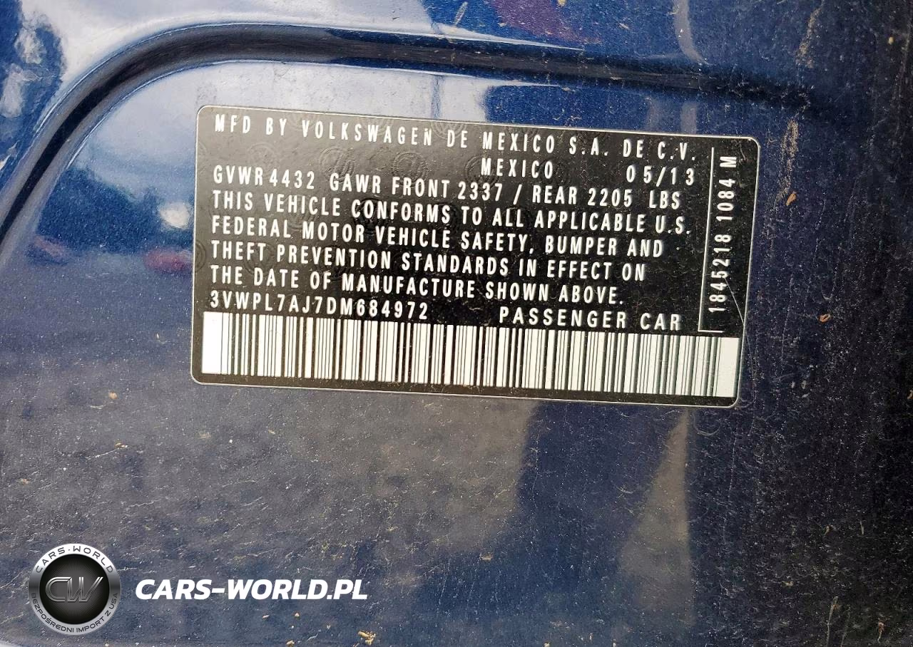 2013 Volkswagen Jetta Tdi VIN:3VWPL7AJ7DM684972 - 12