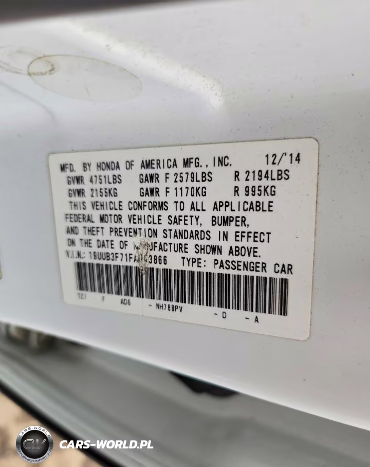 2015 Acura Tlx Advance VIN:19UUB3F71FA003866 - 12