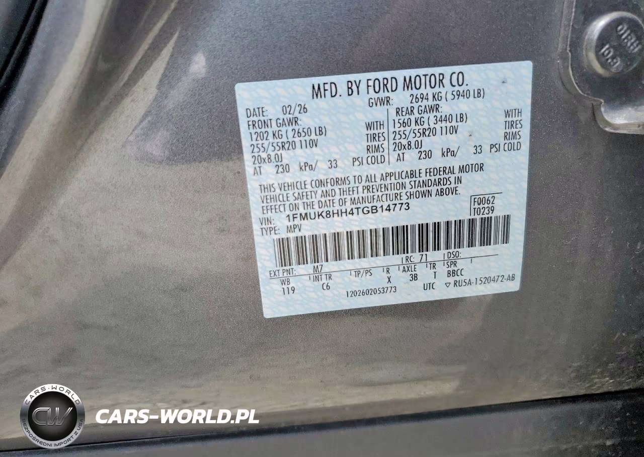 2026 Ford Explorer Platinum VIN:1FMUK8HH4TGB14773 - 13