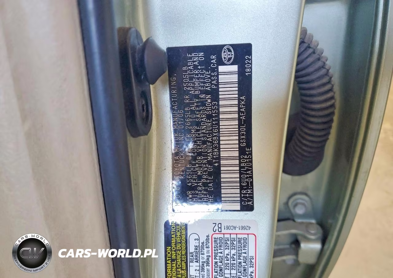 2006 Toyota Avalon Limited VIN:4T1BK36BX6U111553 - 12