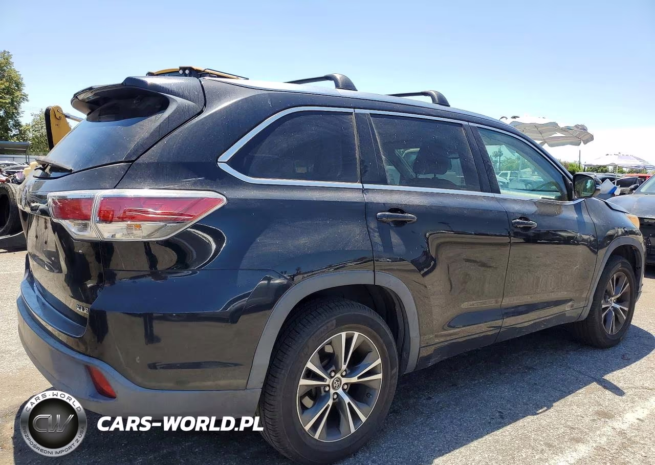 2016 Toyota Highlander Xle VIN:5TDKKRFH9GS507216 - 3