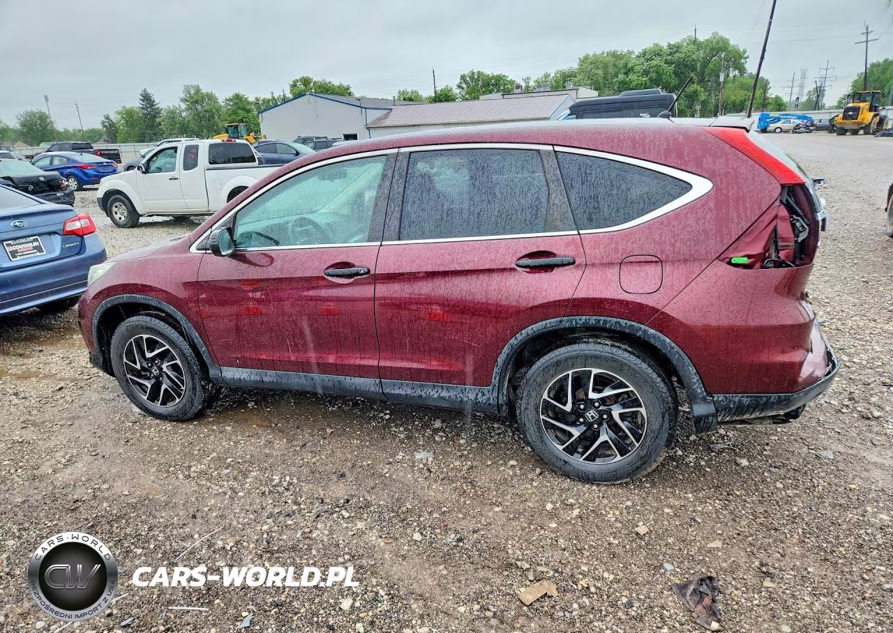 2016 Honda Cr-V Se VIN:5J6RM4H49GL044592 - 2