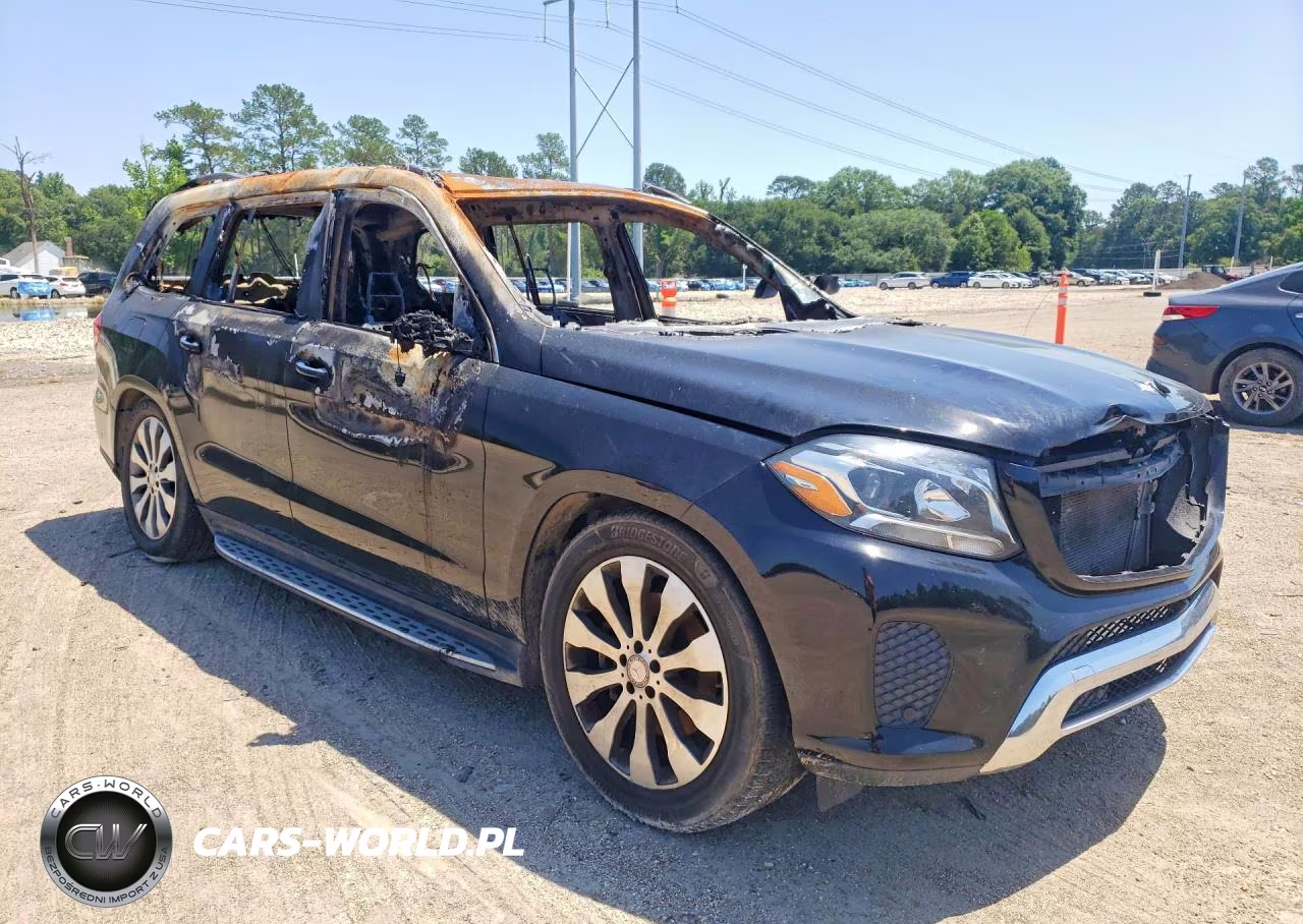 2017 Mercedes-Benz Gls 450 4Matic VIN:4JGDF6EE4HA890365 - 4