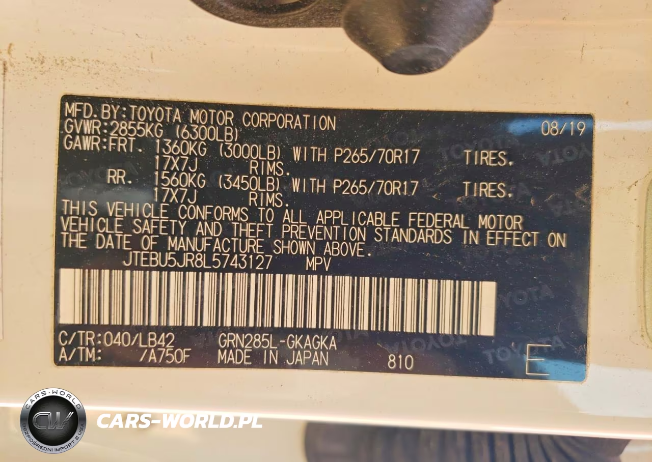 2020 Toyota 4Runner Sr5-Sr5 Premium VIN:JTEBU5JR8L5743127 - 13