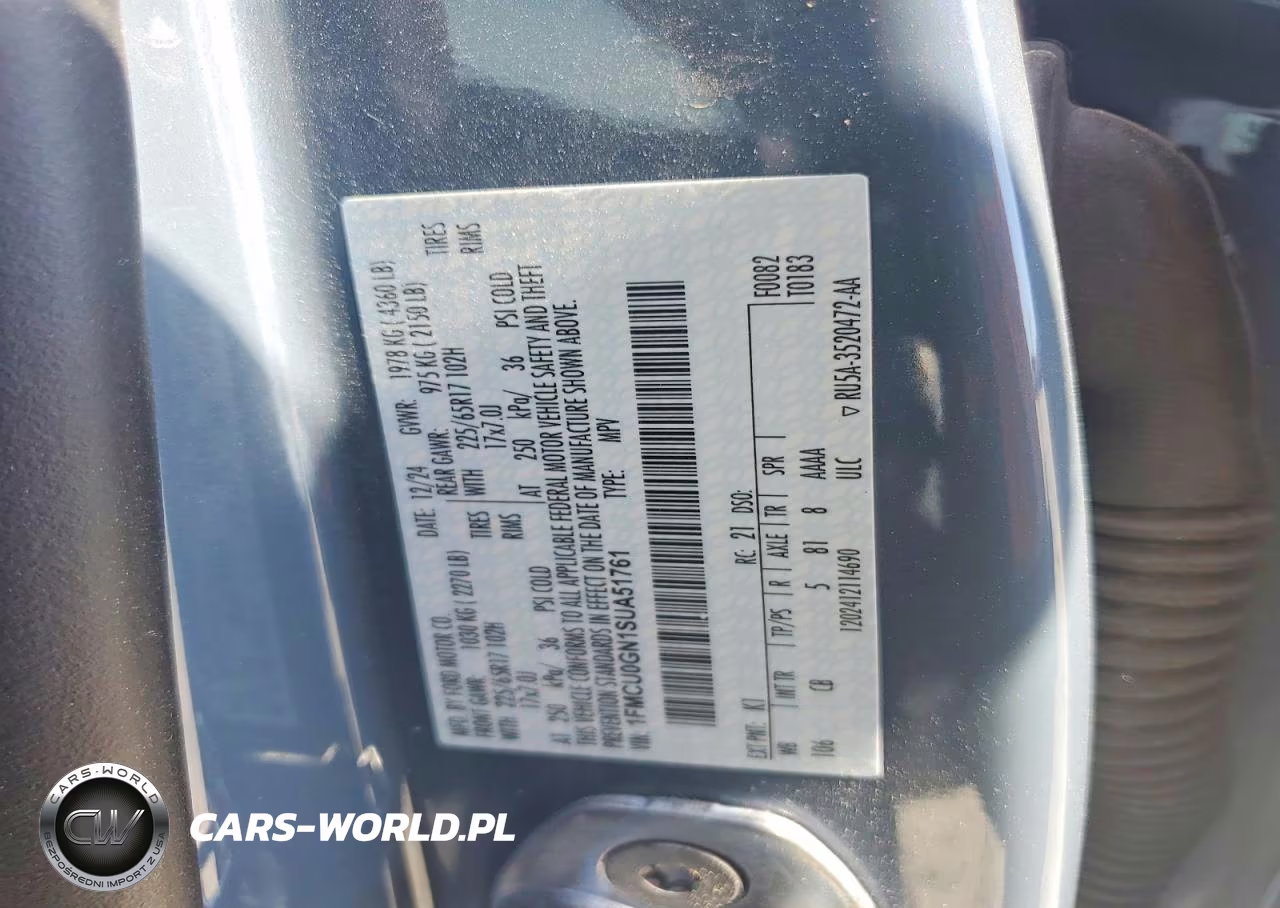2025 Ford Escape Active VIN:1FMCU0GN1SUA51761 - 13