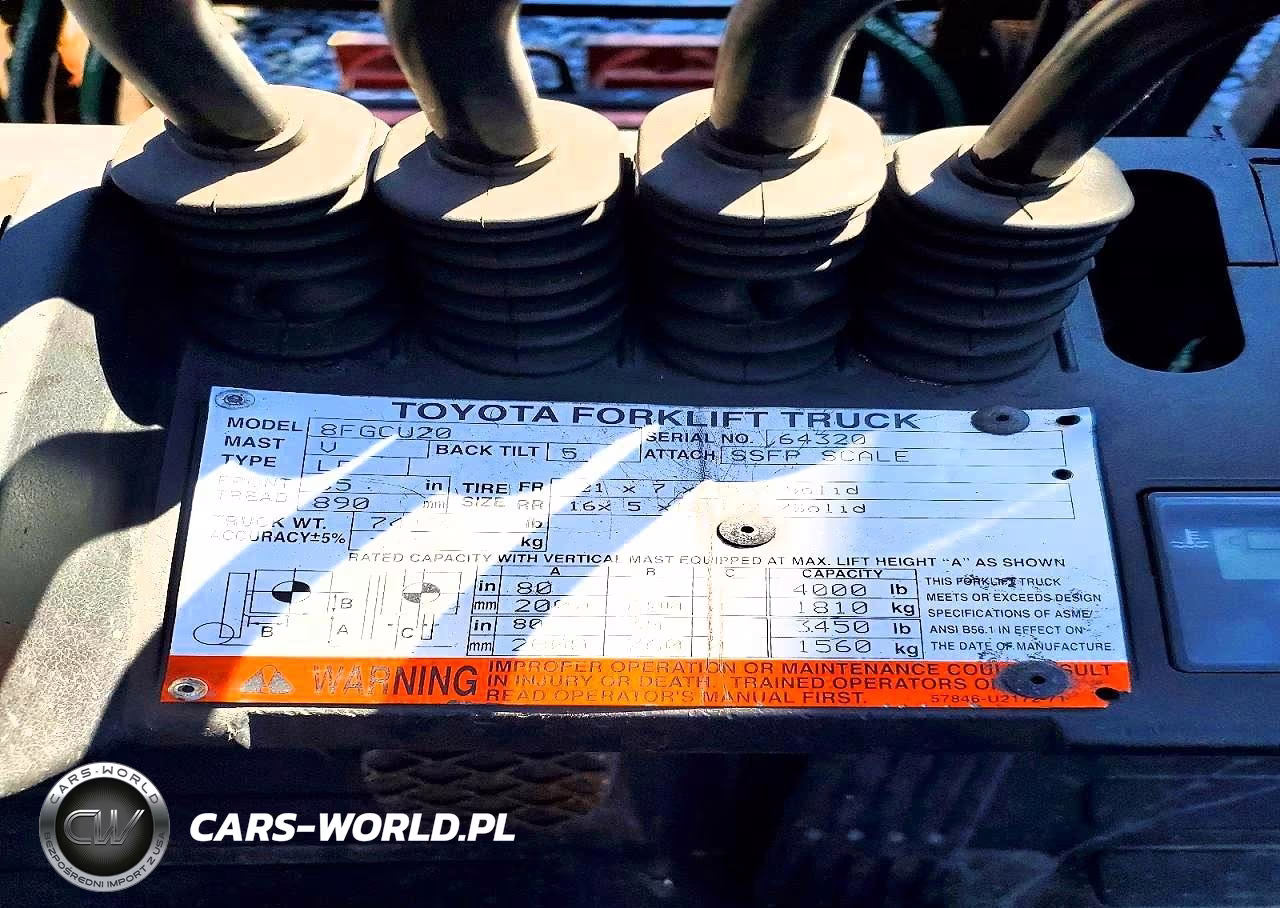 2014 Toyota 8Fgcu20 VIN:8FGCU206432X - 10