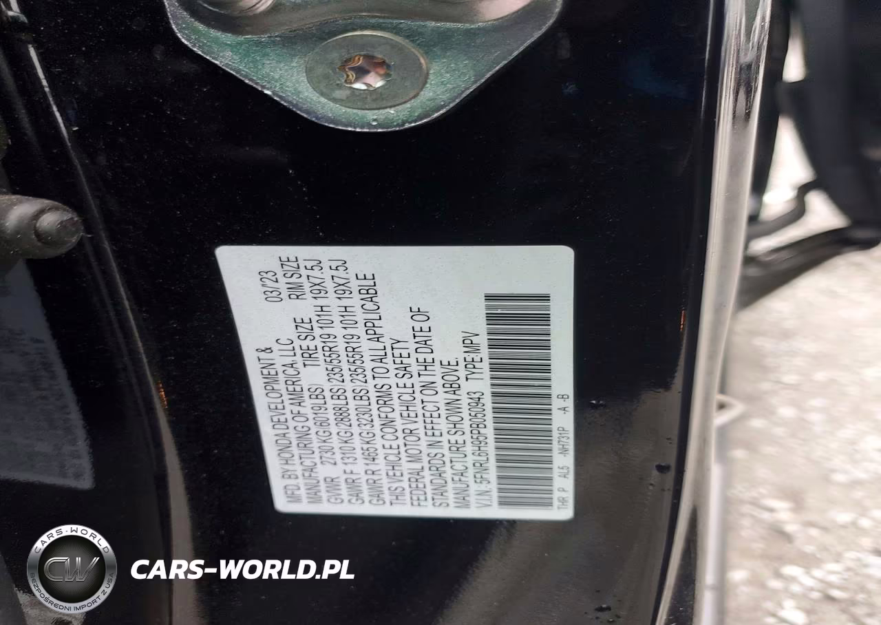 2023 Honda Odyssey Elite VIN:5FNRL6H95PB050943 - 13