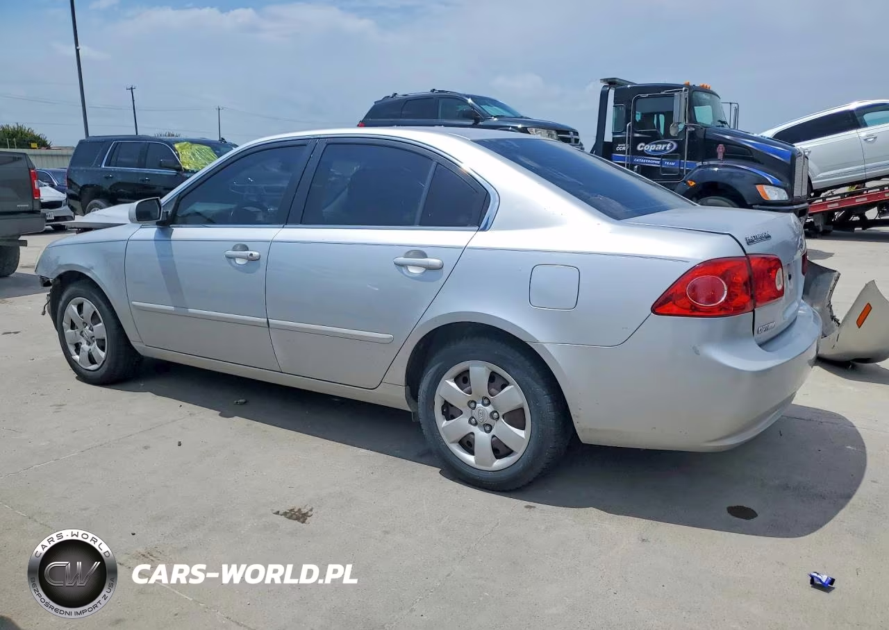 2008 Kia Optima Lx VIN:KNAGE123585183436 - 2
