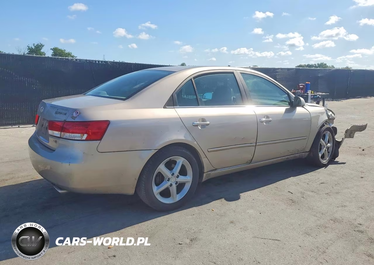 2006 Hyundai Sonata Gls V6 VIN:5NPEU46F66H007365 - 3