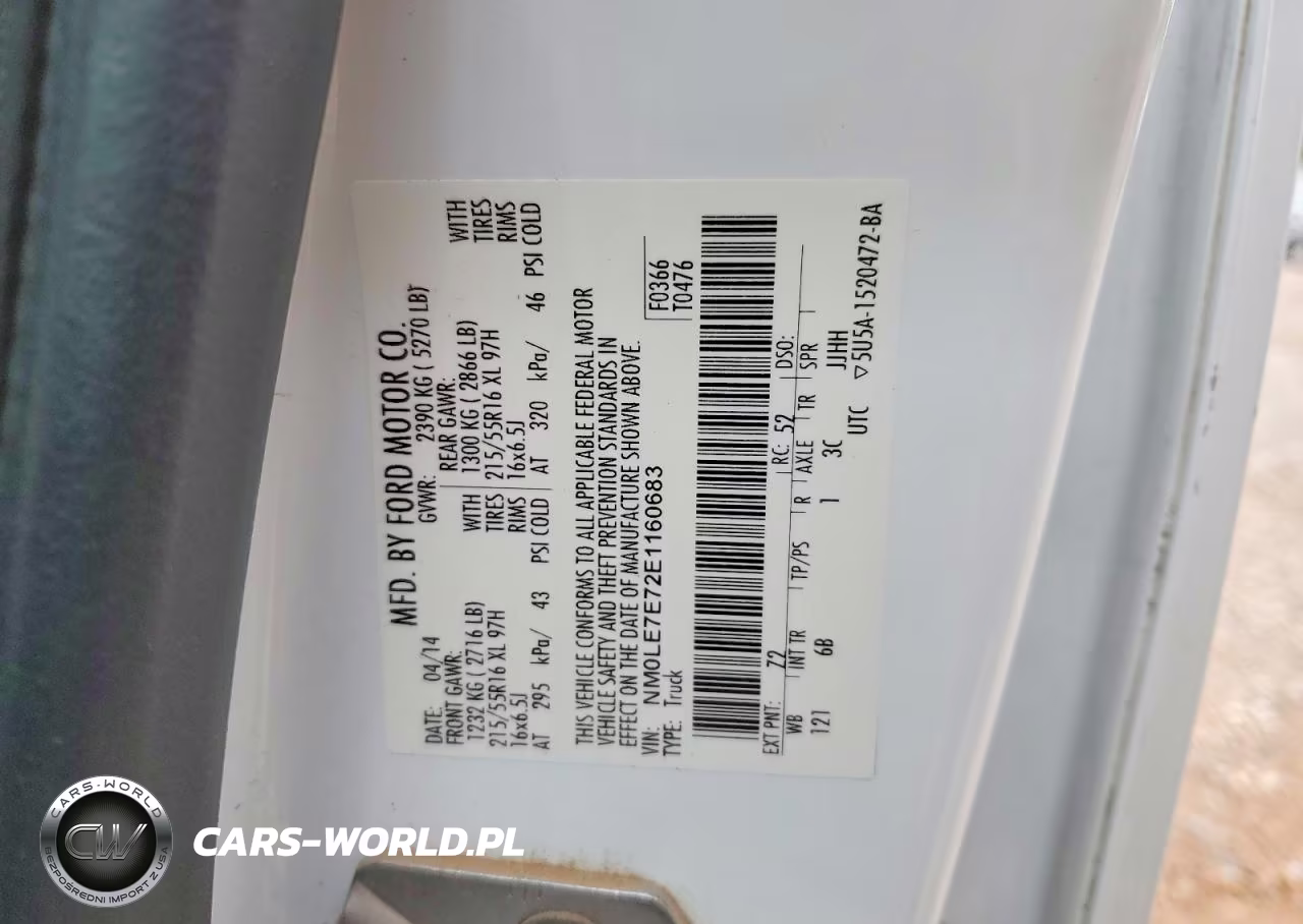 2014 Ford Transit Connect Xl VIN:NM0LE7E72E1160683 - 13