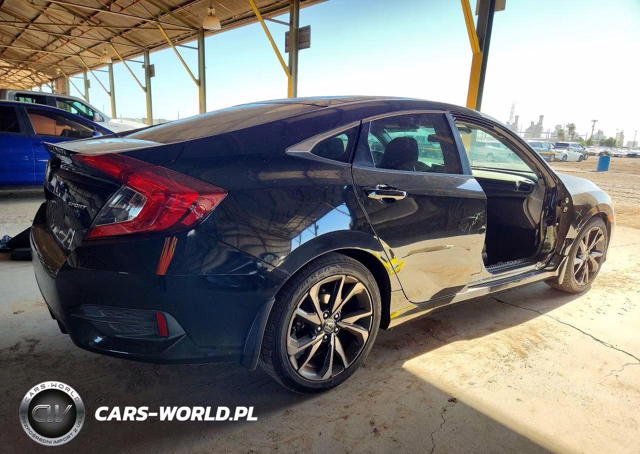 2019 Honda Civic Sport VIN:19XFC2E89KE020219 - 3