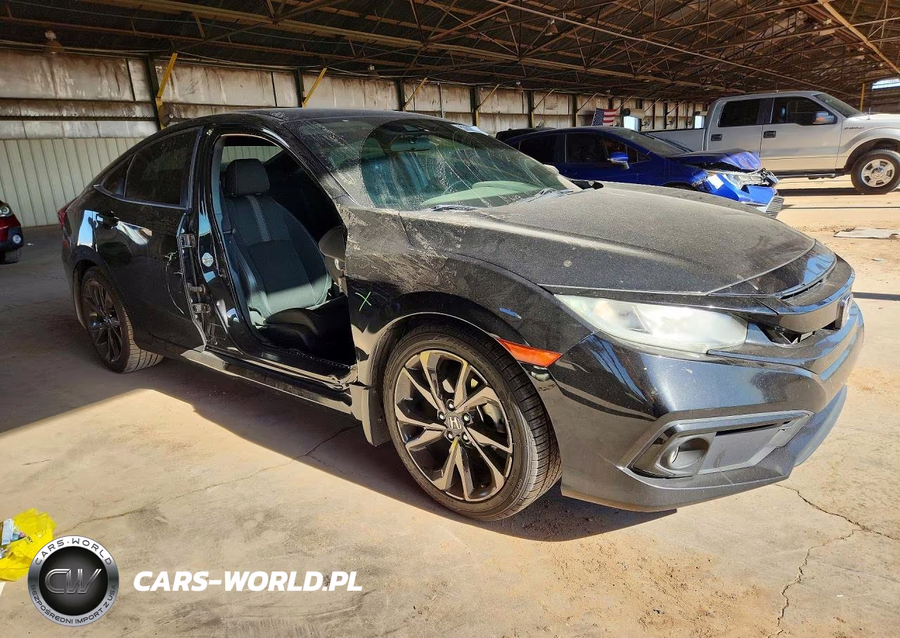 2019 Honda Civic Sport VIN:19XFC2E89KE020219 - 4
