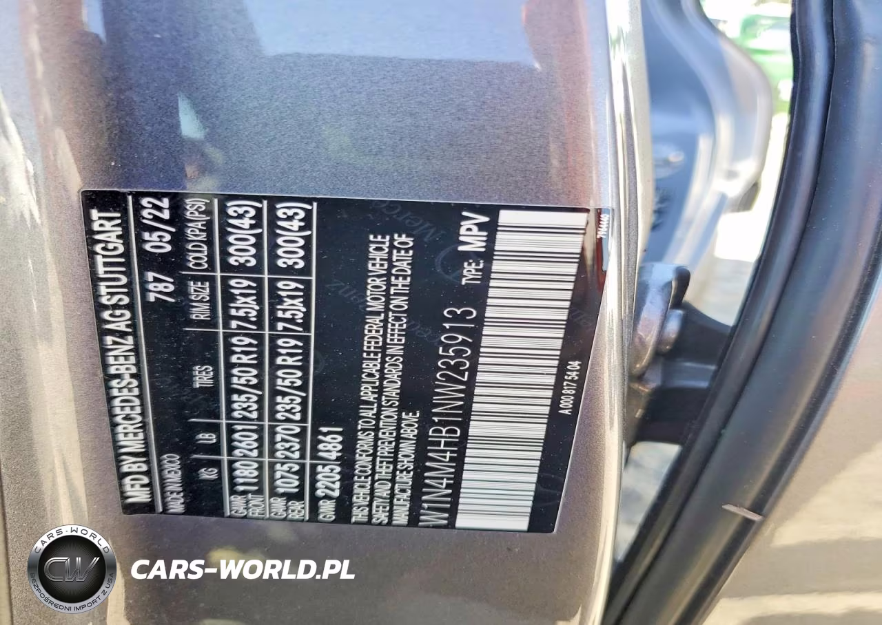 2022 Mercedes-Benz Glb 250 4Matic VIN:W1N4M4HB1NW235913 - 14