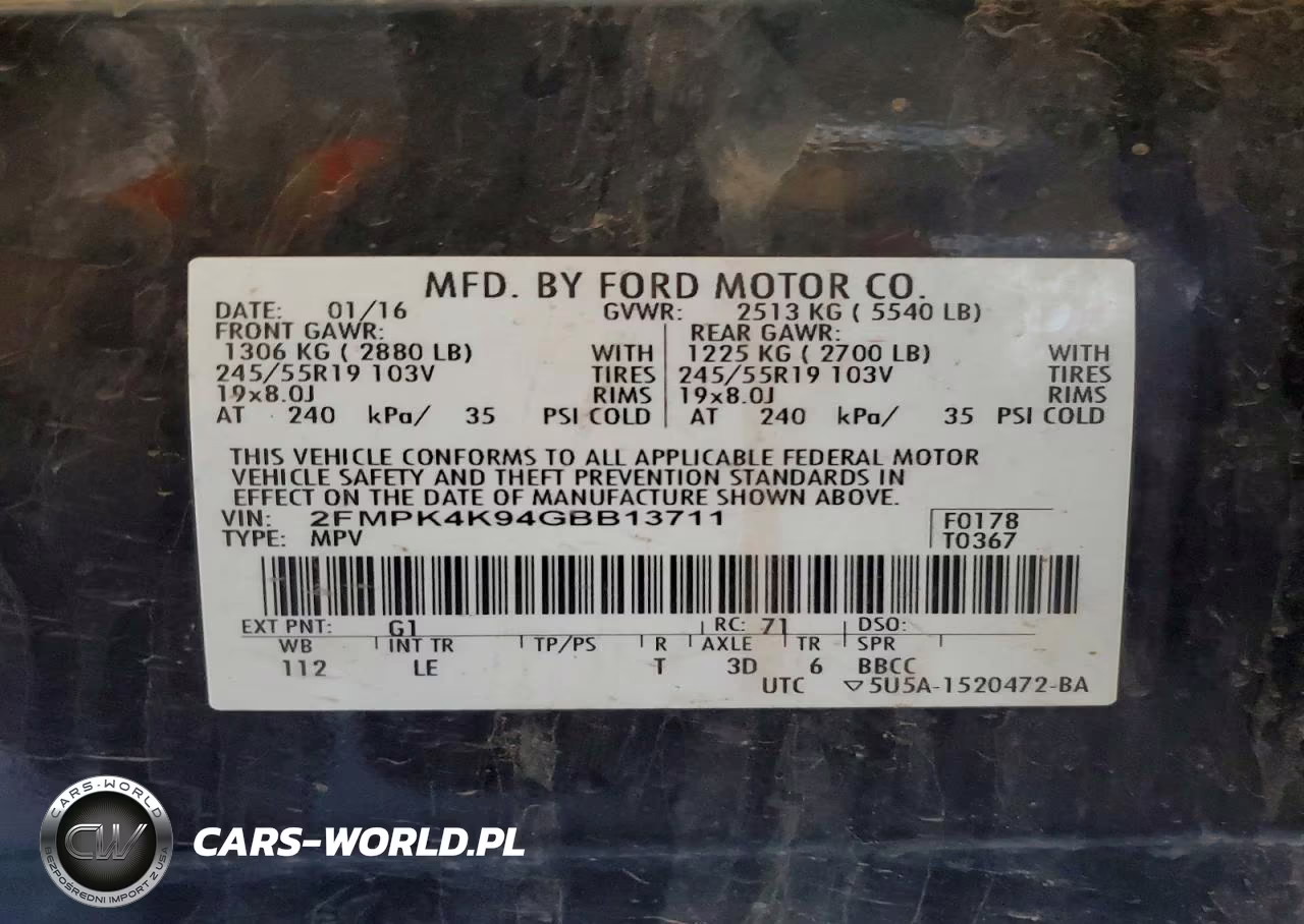 2016 Ford Edge Titanium VIN:2FMPK4K94GBB13711 - 13
