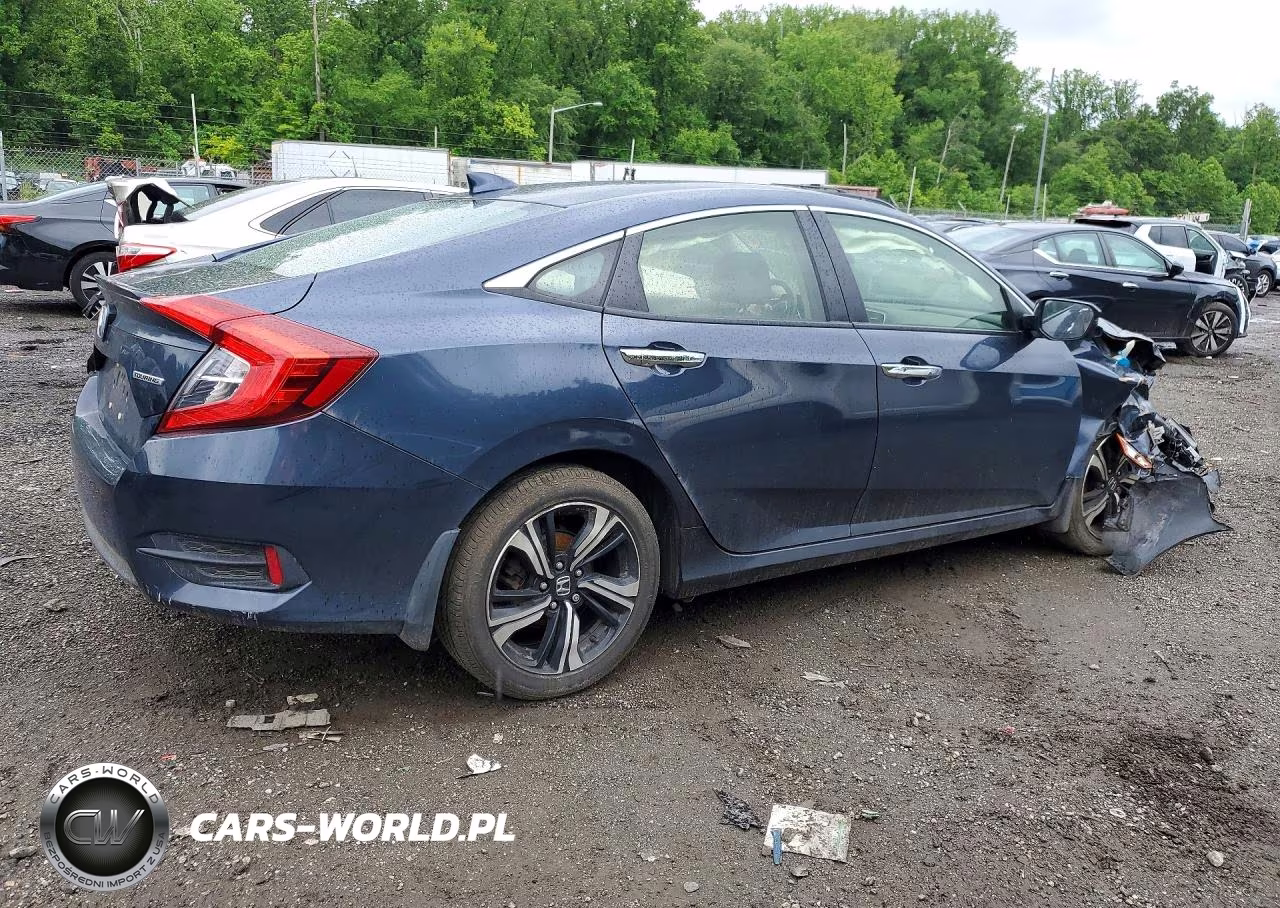 2018 Honda Civic Touring VIN:JHMFC1F96JX021973 - 3