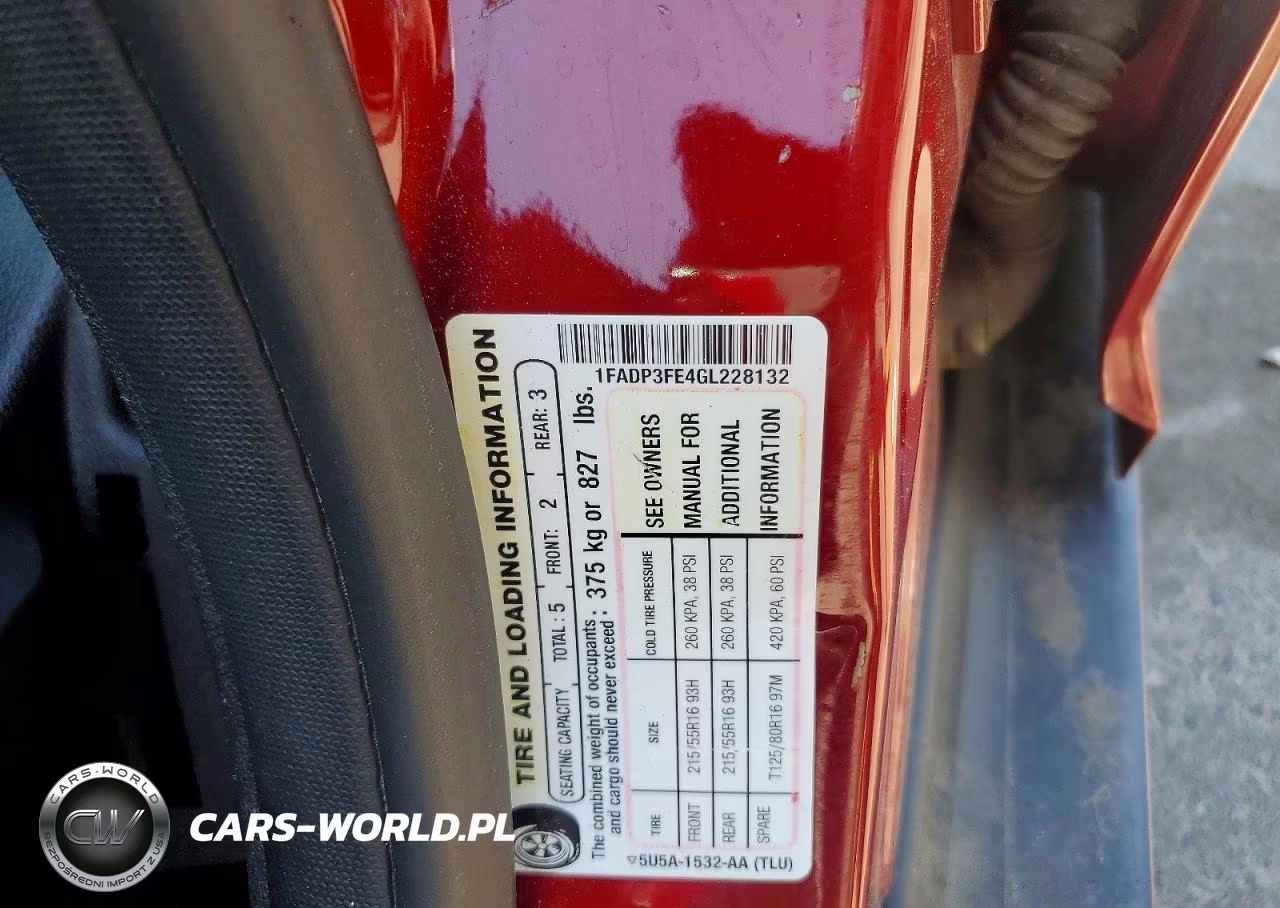 2016 Ford Focus Se VIN:1FADP3FE4GL228132 - 12