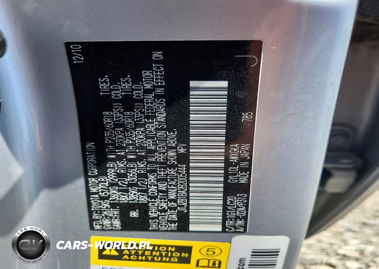 2011 Lexus Rx 450H VIN:JTJZB1BA2B2005444 - 13