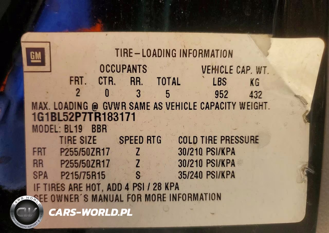 1996 Chevrolet Caprice - Impala Classic Ss VIN:1G1BL52P7TR183171 - 12