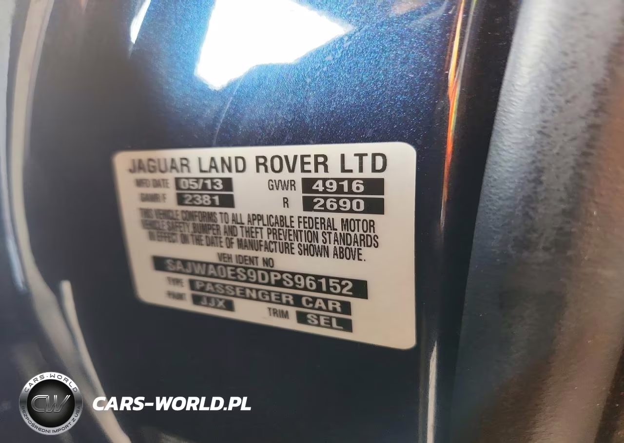 2013 Jagu Xf VIN:SAJWA0ES9DPS96152 - 12