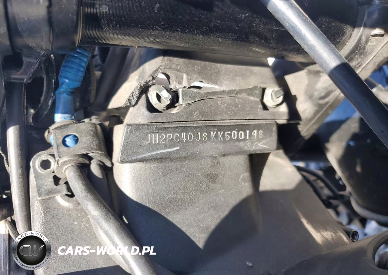 2019 Honda Cbr600 Rr VIN:JH2PC40J8KK500198 - 9
