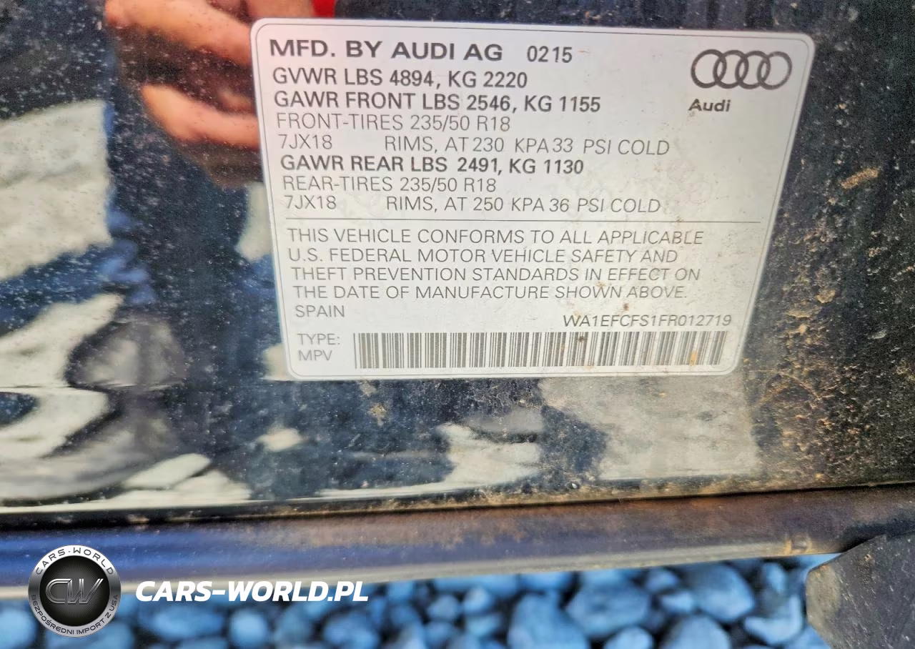 2015 Audi Q3 Premium Plus VIN:WA1EFCFS1FR012719 - 13