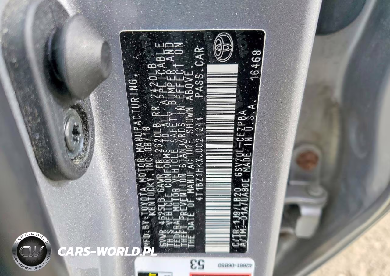 2018 Toyota Camry Xse V6 VIN:4T1BZ1HKXJU021244 - 12