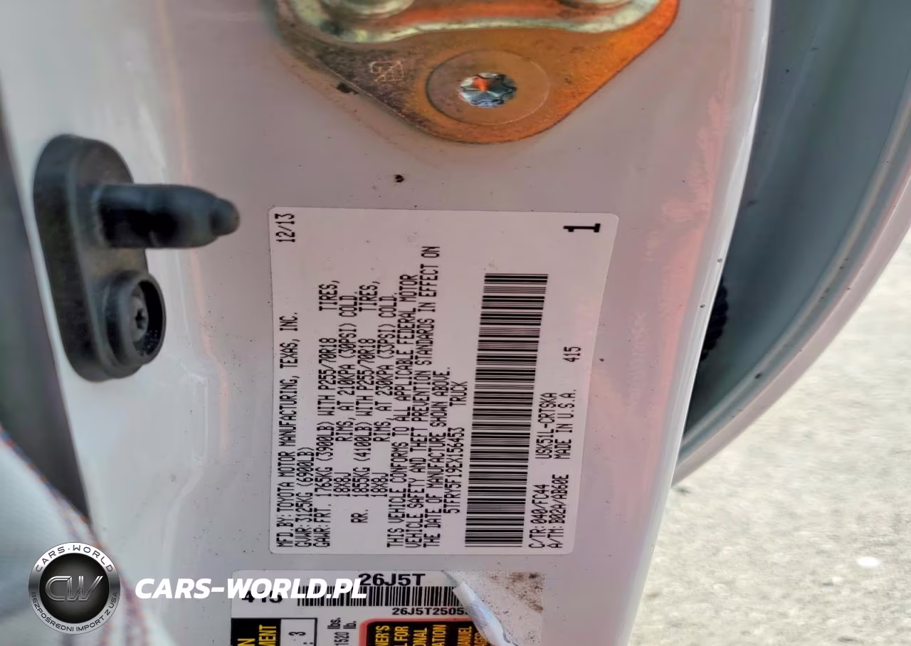 2014 Toyota Tundra Sr5 VIN:5TFRY5F19EX156453 - 12