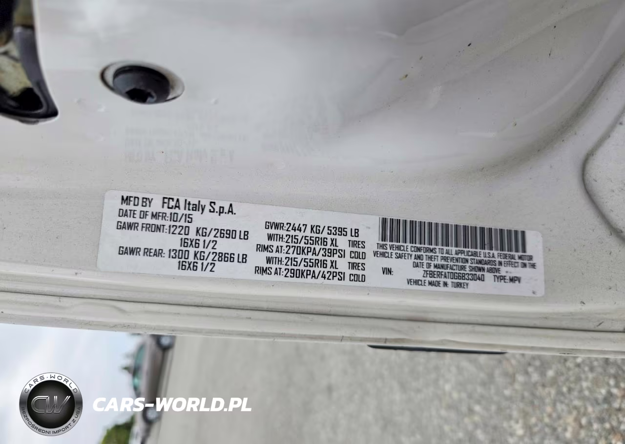 2016 Ram Promaster City VIN:ZFBERFAT0G6B33040 - 12
