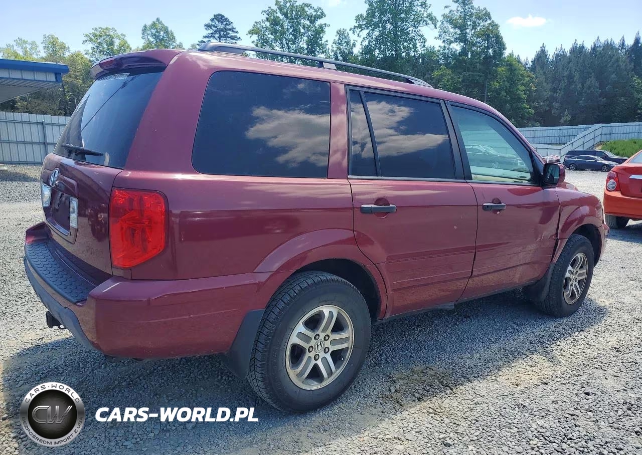 2004 Honda Pilot Exl VIN:2HKYF185X4H564531 - 3