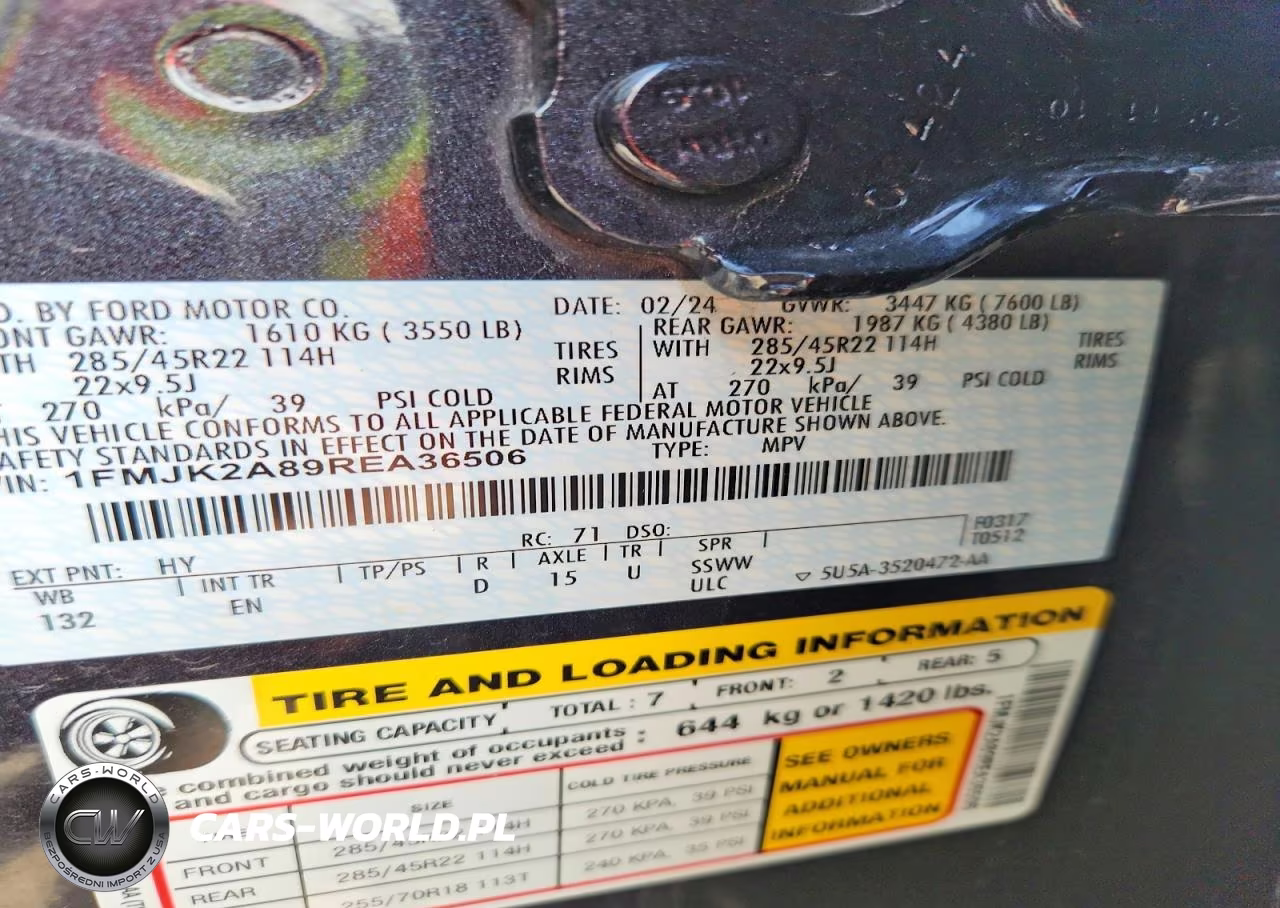 2024 Ford Expedition Max Limited VIN:1FMJK2A89REA36506 - 13