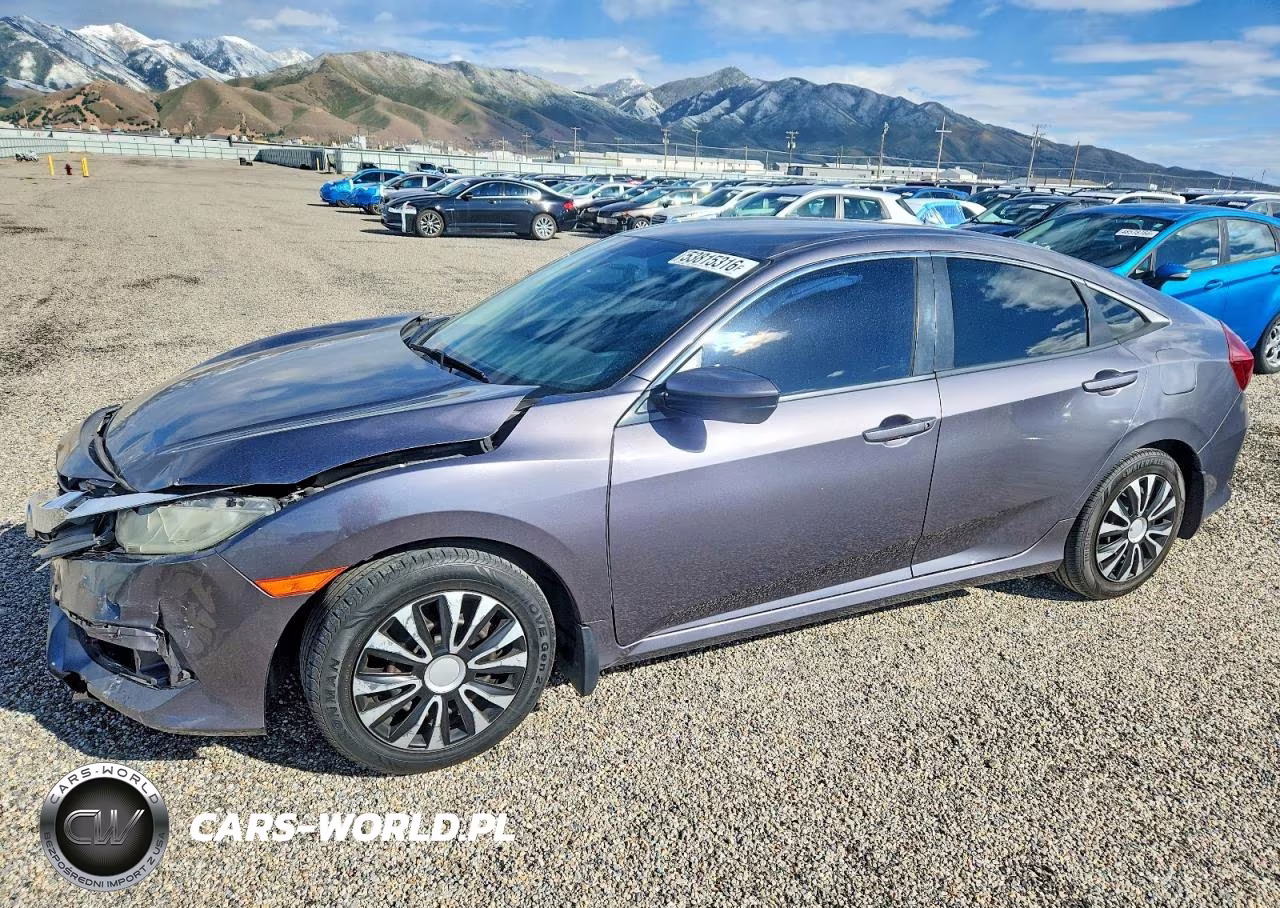 2016 Honda Civic Lx VIN:19XFC2F51GE004656 - 2
