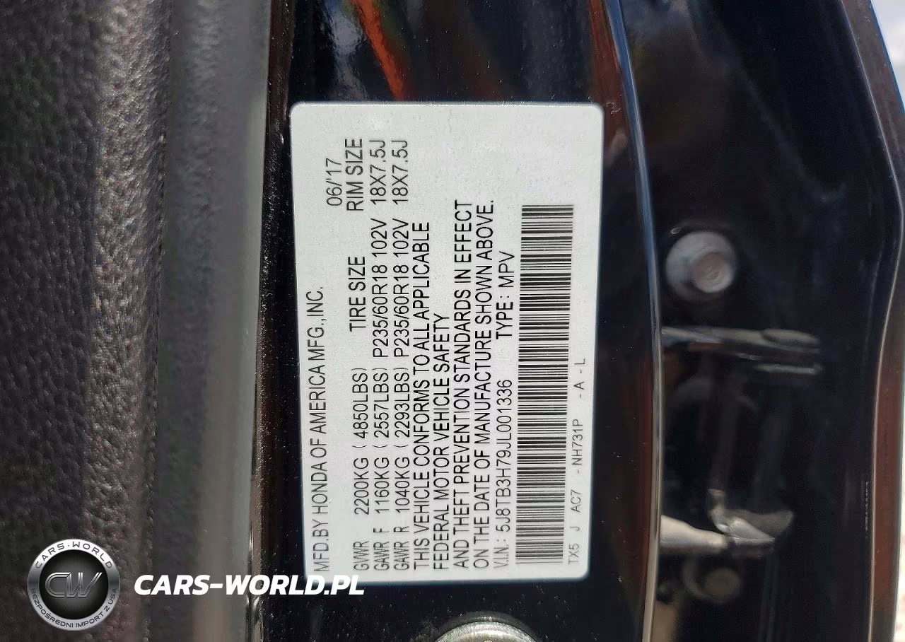 2018 Acura Rdx Advance VIN:5J8TB3H79JL001336 - 13