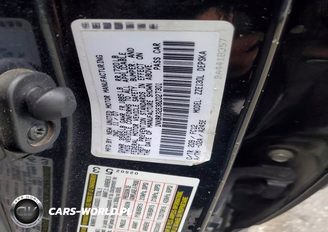 2008 Toyota Corolla S VIN:1NXBR32E38Z027301 - 12