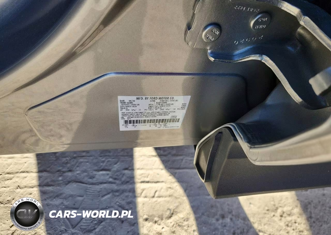 2020 Ford Edge Titanium VIN:2FMPK4K95LBB31449 - 14
