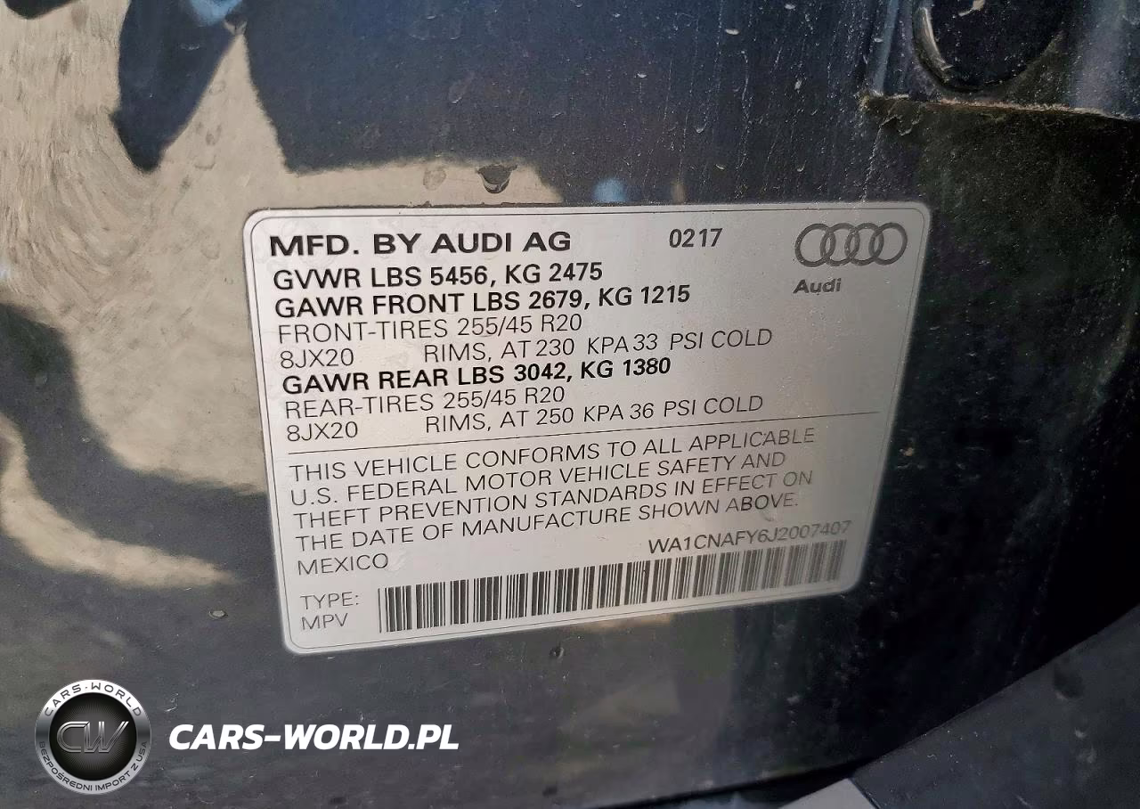 2018 Audi Q5 Prestige VIN:WA1CNAFY6J2007407 - 12